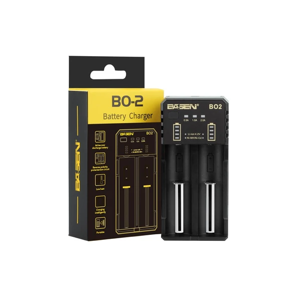 BO-2 Lİ-Ion / Ni-Cd / Ni-MH Pil Şarj Aleti ürün görseli