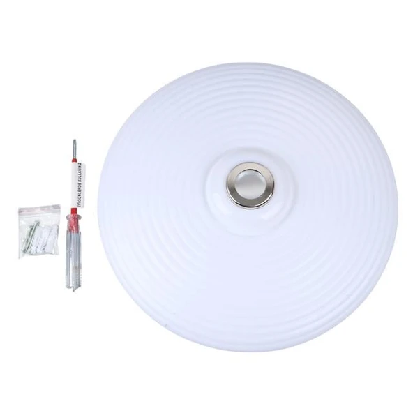 Powermaster PM-27330 Beyaz 35*10.5 Cm 24 Watt Bluetooth Hoparlörlü Tavan Aydınlatma (AL-BL303) Tornavida Hediyeli - Resim 3