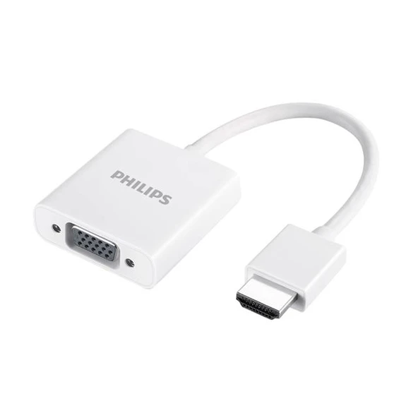 Philips SWR1620A/93 HDMI To Vga Laptop - Pc Monitör Görüntü Converter Çevirici (Projeksiyon Uyumlu) - 1