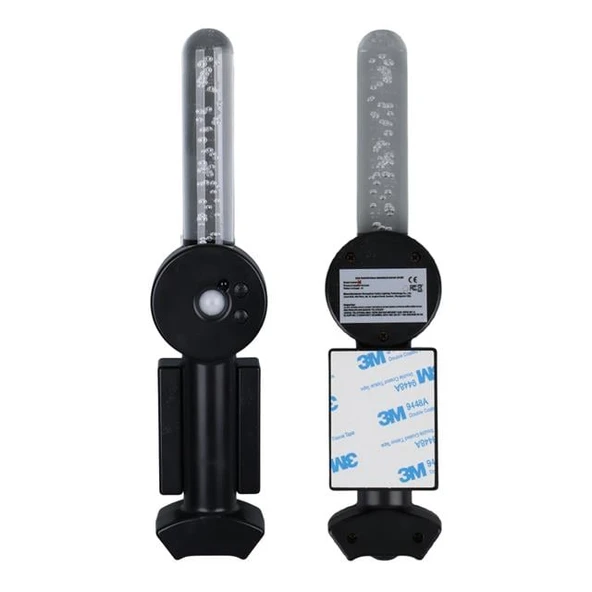 Ledx YD-24060 Mıktanıslı Rgb Renkli Usb Şarjlı 800 Mah 3 Kademeli Işıklı Sensörlü Duvar Aplik - Resim 2