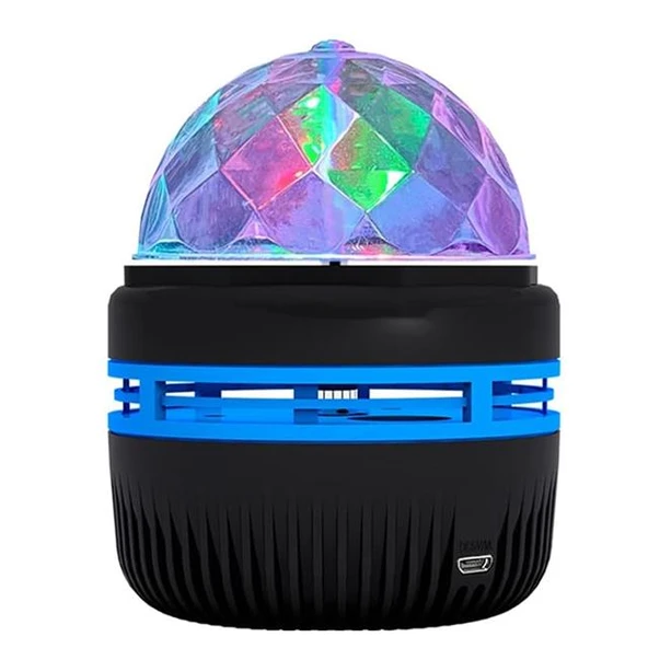 Ledx YQX-6888 Mini Usb'li 3 Watt Şarjlı Sihirli Rgb Led Disko Topu ürün görseli