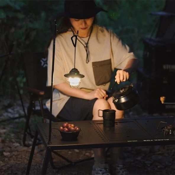 Powermaster PM-25439 Nostaljik 3 Filament 6 Smd Kamp Çadır Lambası Ampul 1200Mah TYPE-C - Resim 4