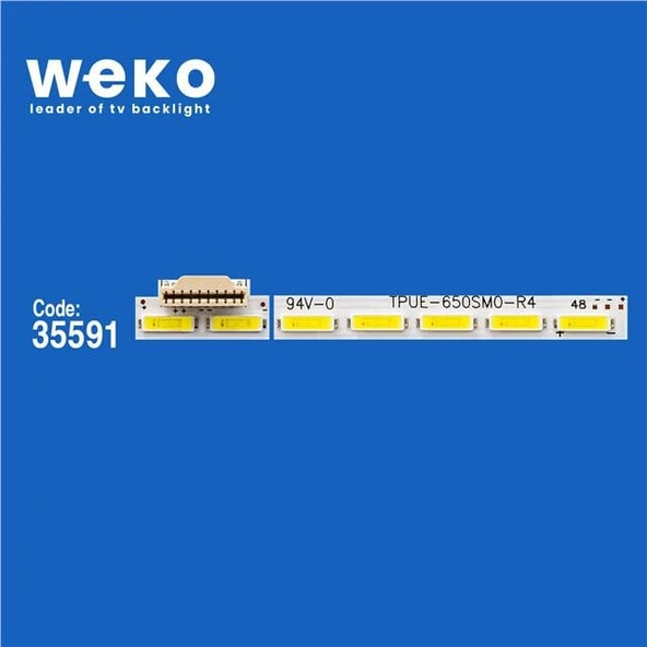 Wkset-5718 35591X4 Tpue-650Sm0-R4 A A Nc K1K2 Nc Nc Nc 4 Adet Led Bar (48Led) - Resim 2