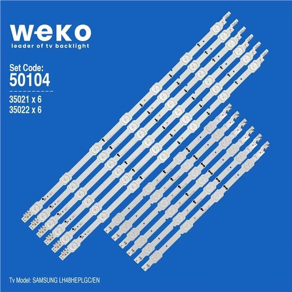 Wkset-5104 35021X6 35022X6 Samsung_2014Svs48_Lfd_3228 12 Adet Led Bar ürün görseli