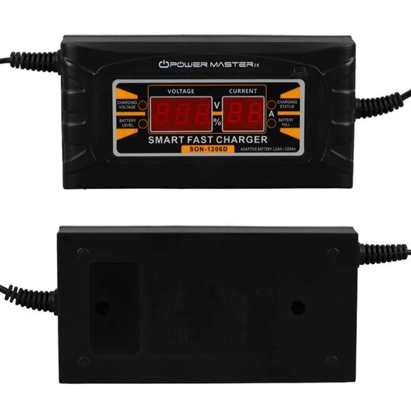 Powermaster SON-1206D 12 Volt - 6 Amper Akıllı Hızlı Akü Şarj Cihazı - 2