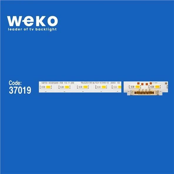 Wkset-6511 37019X2 V0T6-650Sm0-R0 Bn96-50385A 2 Adet Led Bar (62Led) ( Tvnizin içindeki led barla aynısı olduğunu görmeden almayınız. Led bar ürünlerinde paket açıldığında iade kabul edilmemektedir. ) - Resim 2