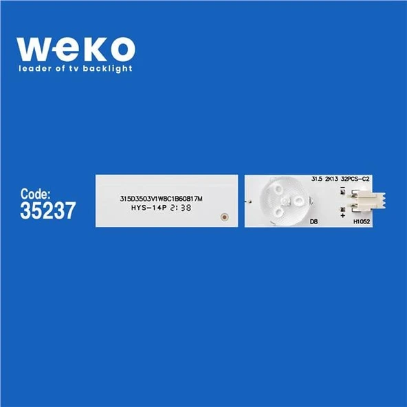 Wkset-5753 35237X4 31.5 2K13 32Pcs-V3 - 31.5 2K13 32Pcs-C2 4 Adet Led Bar - Resim 2