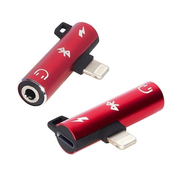 Powermaster Iphone Şarj-3.5 Mm Kulaklık Çevirici Adaptör Jack - 2