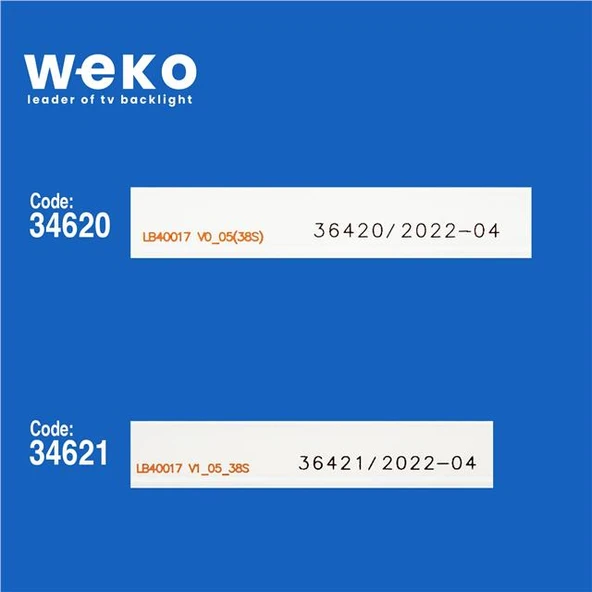 Seg 40SC5600 40'' İnç 3 Adet Tv Led Bar ( Tvnizin içindeki led barla aynısı olduğunu görmeden almayınız. Led bar ürünlerinde paket açıldığında iade kabul edilmemektedir. ) - Resim 2