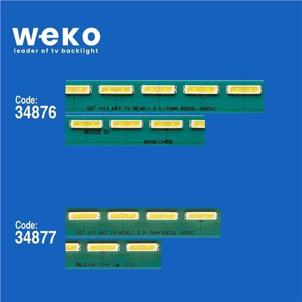 LG 55LA660S 55'' 2 Adet Tv Led Bar ( Tvnizin içindeki led barla aynısı olduğunu görmeden almayınız. Led bar ürünlerinde paket açıldığında iade kabul edilmemektedir. ) - Resim 2