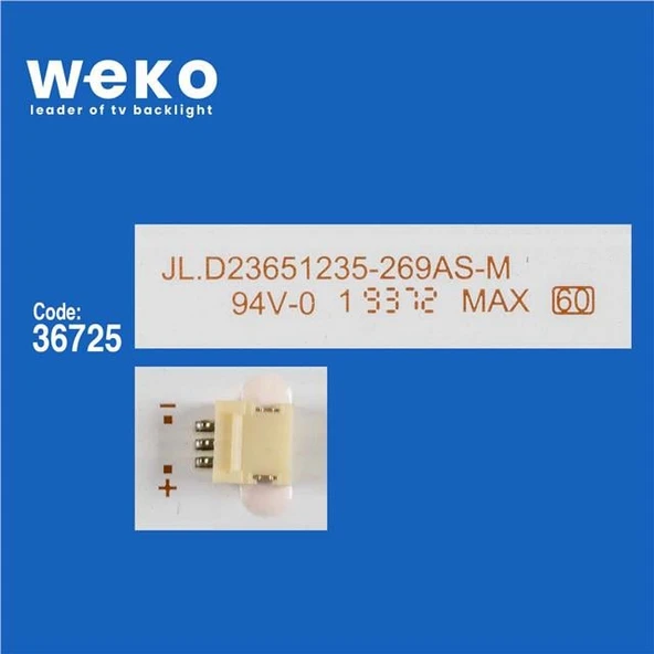 Vityaz 24LH0201 24'' İnç 2 Adet Tv Led Bar ( Tvnizin içindeki led barla aynısı olduğunu görmeden almayınız. Led bar ürünlerinde paket açıldığında iade kabul edilmemektedir. ) - Resim 2