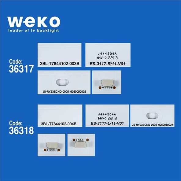 Sanyo LE100N10FM 39'' İnç 4 Adet Tv Led Bar ( Tvnizin içindeki led barla aynısı olduğunu görmeden almayınız. Led bar ürünlerinde paket açıldığında iade kabul edilmemektedir. ) - Resim 2