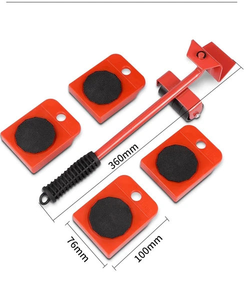 5 Parça Profesyonel Mobilya Kaydırma Aparatı - Resim 4