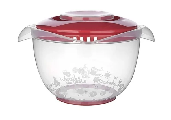 Mikser Kabı 3 Lt Özel Koruma Kapaklı Sıçratmayan - Resim 2