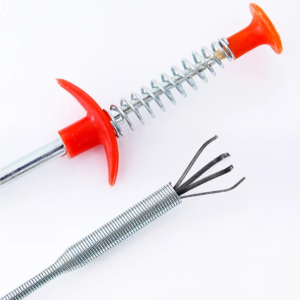 Tıkalı Lavabo Ve Gider Boruları Açma Aparatı  Kıskaçlı - Resim 2