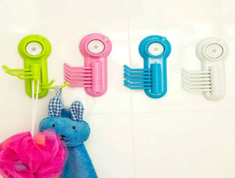 Sevimli Çok Amaçlı Vantuzlu Dönen Askı - 4