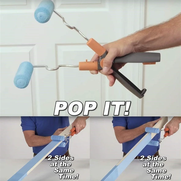 Glide Köşe Ve Düz Zeminde Kullanılabilir Damlatmaz Boya Rulosu - Resim 2