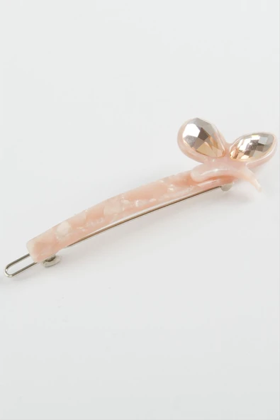 Yaprak Taşlı Klipsli Toka - Resim 3