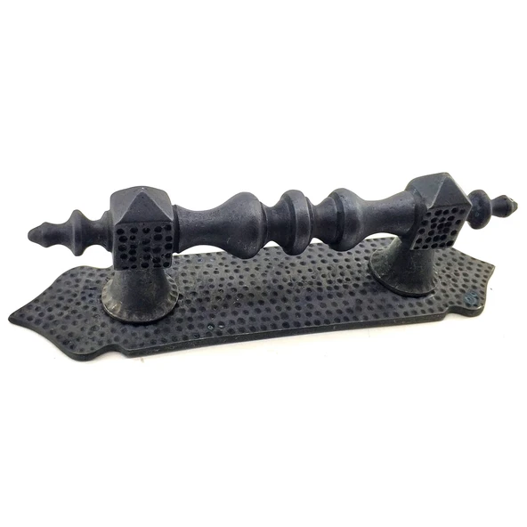 Antika Tarz Dekoratif Pirinç Ağır Kapı Çekme Kolu - 280x65 mm, Oksit