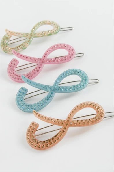 Sonsuzluk Taşlı Klipsli Toka ürün görseli