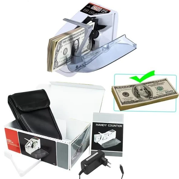 Powermaster PM-27184 Taşınabilir DC 5V Mini Uv Işık Para Sayma ve Kontrol Makinesi - Resim 3