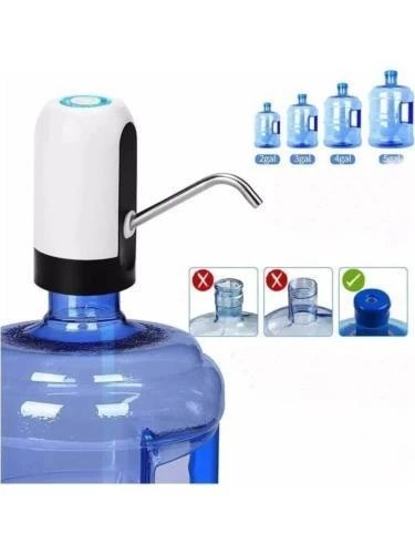 Vayomy Şarjlı Otomatik Damacana Su Pompası 1200 Mah Bataryalı Beyaz - 7