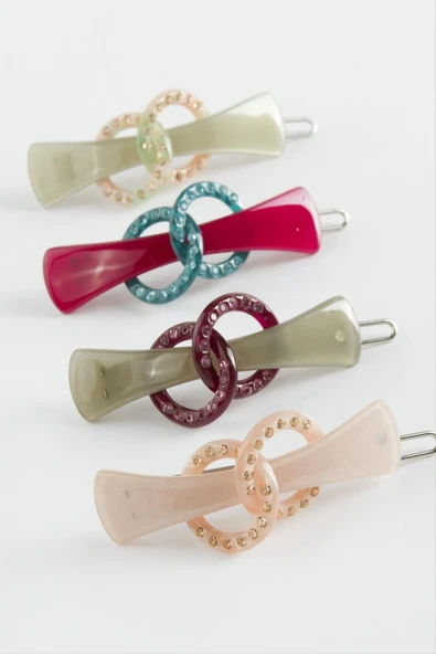 Halka Taşlı Klipsli Toka ürün görseli