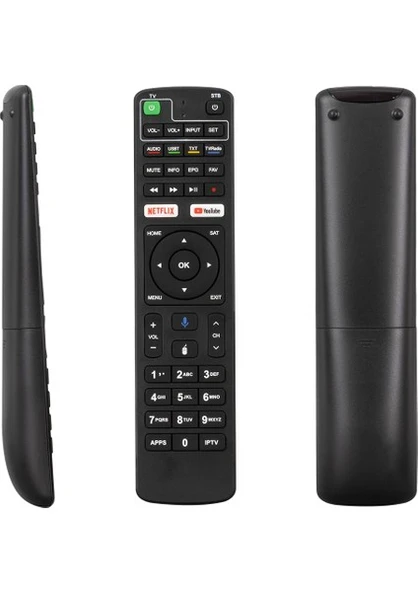 Dreamstar Kr Dreamstar Androıd Netflıx-Youtube Tuşlu Ses Komutlu Tv Uyumlu Uydu Kumandası (Yazısız) ürün görseli
