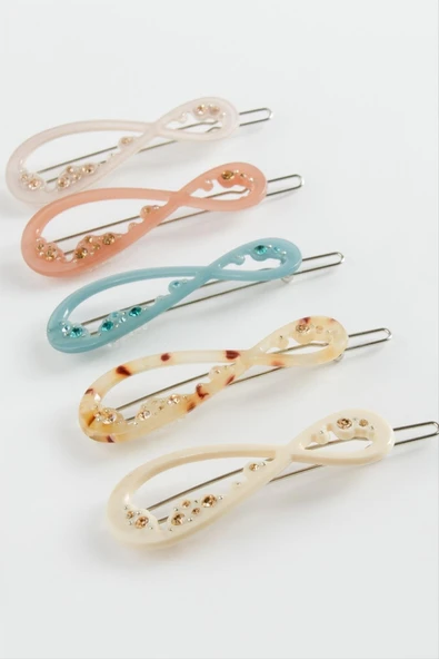 Sonsuzluk Taşlı Klipsli Toka ürün görseli