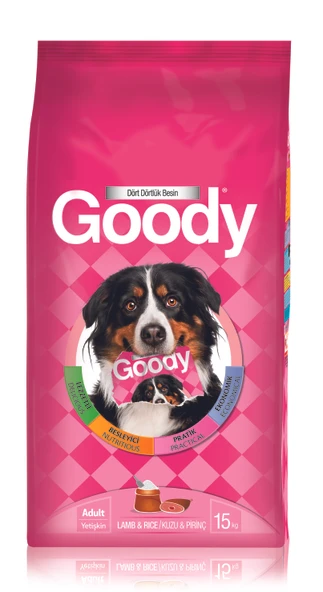 Goody Kuzu Etli Ve Pirinçli Yetişkin Köpek Maması 15 Kg