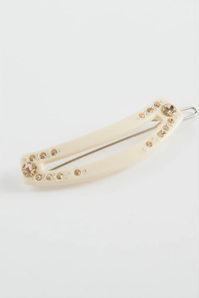 Oval Taşlı Klipsli Toka - Resim 4