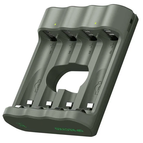 GP Recyko B441 Usb 4’lü AA - AAA Pil Şarj Cihazı (GPACSB44103 GPB441R21-2GTLB1) ürün görseli