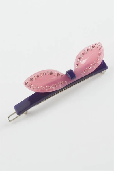 Kanat Taşlı Klipsli Toka - Resim 3