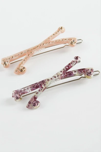 Çarpı Taşlı Klipsli Toka ürün görseli