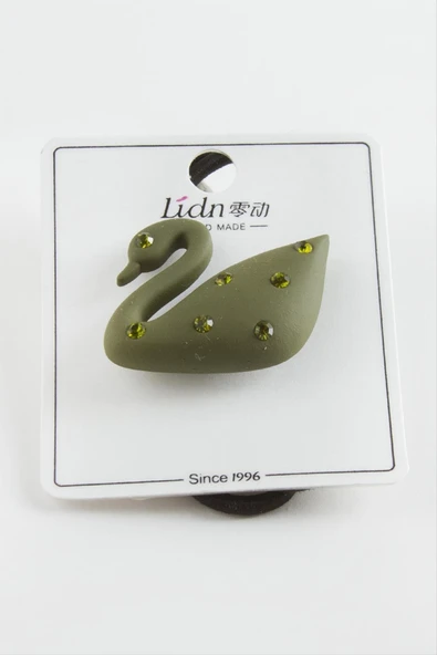 Kuğu Taşlı Lastikli Toka - Resim 4