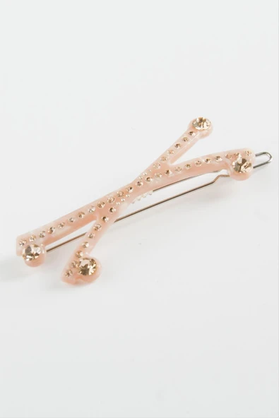 Çarpı Taşlı Klipsli Toka - Resim 2