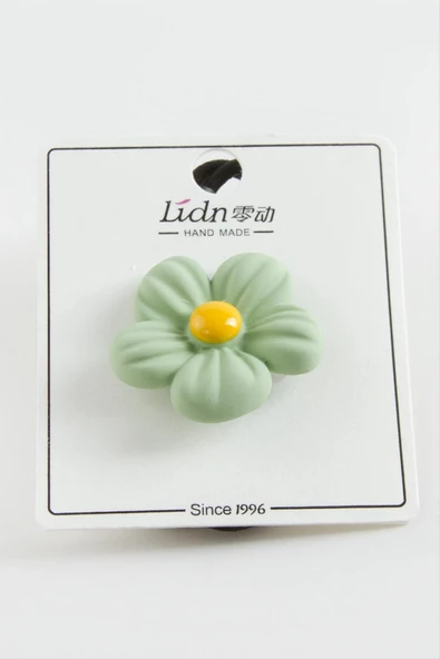 Çiçek Lastikli Toka - 5