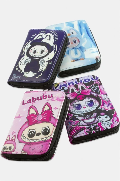 Labubu Deri Cüzdan - Resim 5