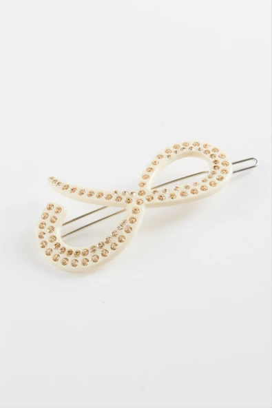 Sonsuzluk Taşlı Klipsli Toka - Resim 4