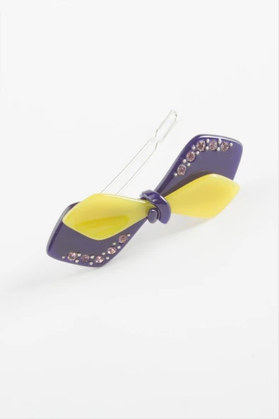 Fiyong Taşlı Klipsli Toka - Resim 2