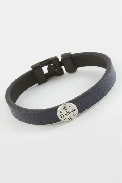 Kartanesi Kaliteli Suni Deri Bileklik - Resim 2