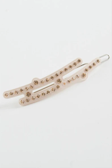 Oval Taşlı Klipsli Toka - Resim 4