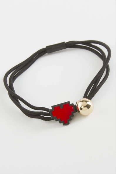 Kalp Lastikli Trend Toka - 2