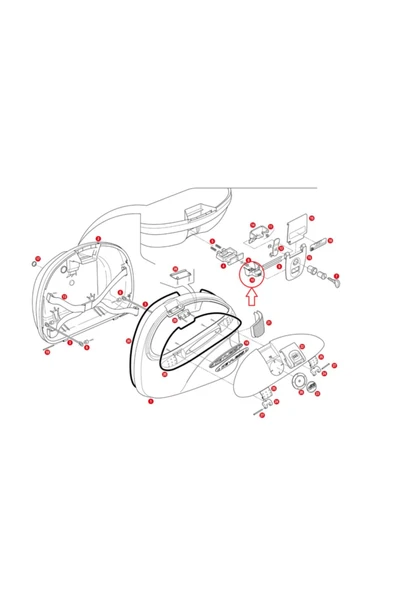 Givi Gıvı Z217 Çanta Tabla Düğmesi E41-e360-e460 - Resim 2