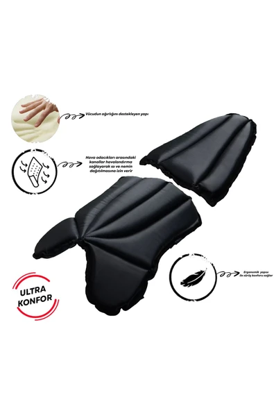 Vexo Hava Destekli Motosiklet -scooter Konfor Sele Minderi Tk(UNIVERSAL) - 1