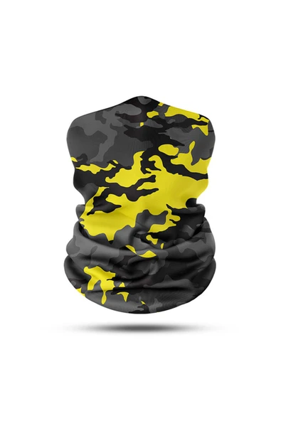 Vexo BANDANA CAMOUFLAGE SARI - Resim 2