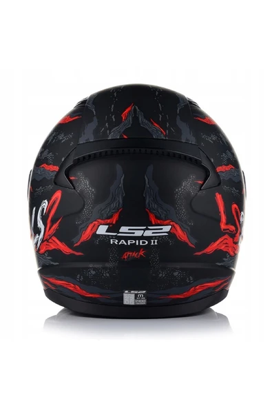 LS2 Rapıd 2 Kaıju Kapalı Motosiklet Kaskı - Resim 4
