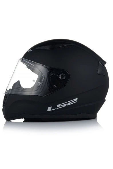 LS2 Rapıd 2 Mat Siyah Fullface Motosiklet Kaskı Şefaf Camlı - Resim 4