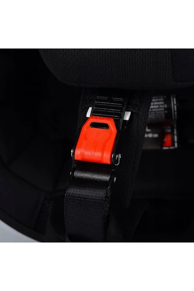 LS2 Aırflow 2 Cover Siyah-Beyaz-Gold Açık Motosiklet Kaskı - Resim 5