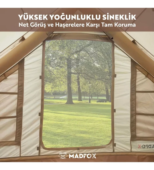 Bigless Clamping Cotton İnflatable Şişme Çadır [Baca Çıkışlı] - Resim 6